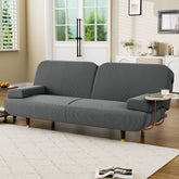 CONVERTIBLE SOFABED WITH USB CHARGE AND SIDE TABLE-1975420389957963783