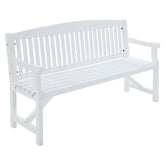 Wooden Garden Bench Chair Natural Outdoor Furniture Décor Patio Deck 3 Seater