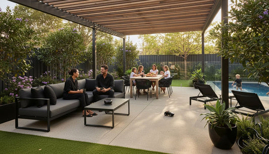 modern outdoor furniture lifestyle