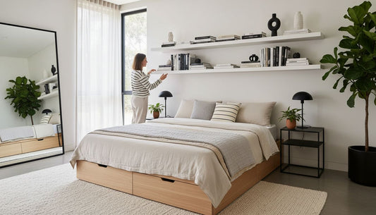 organized bedroom australian style