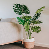 120cm Faux Artificial Monstera Plant – Stylish Indoor Decorative Greenery Artificial Plants