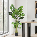 140cm Artificial Monstera Tree Faux Trees Indoor Decor Artificial Plants Lifelike Plant 1.4M