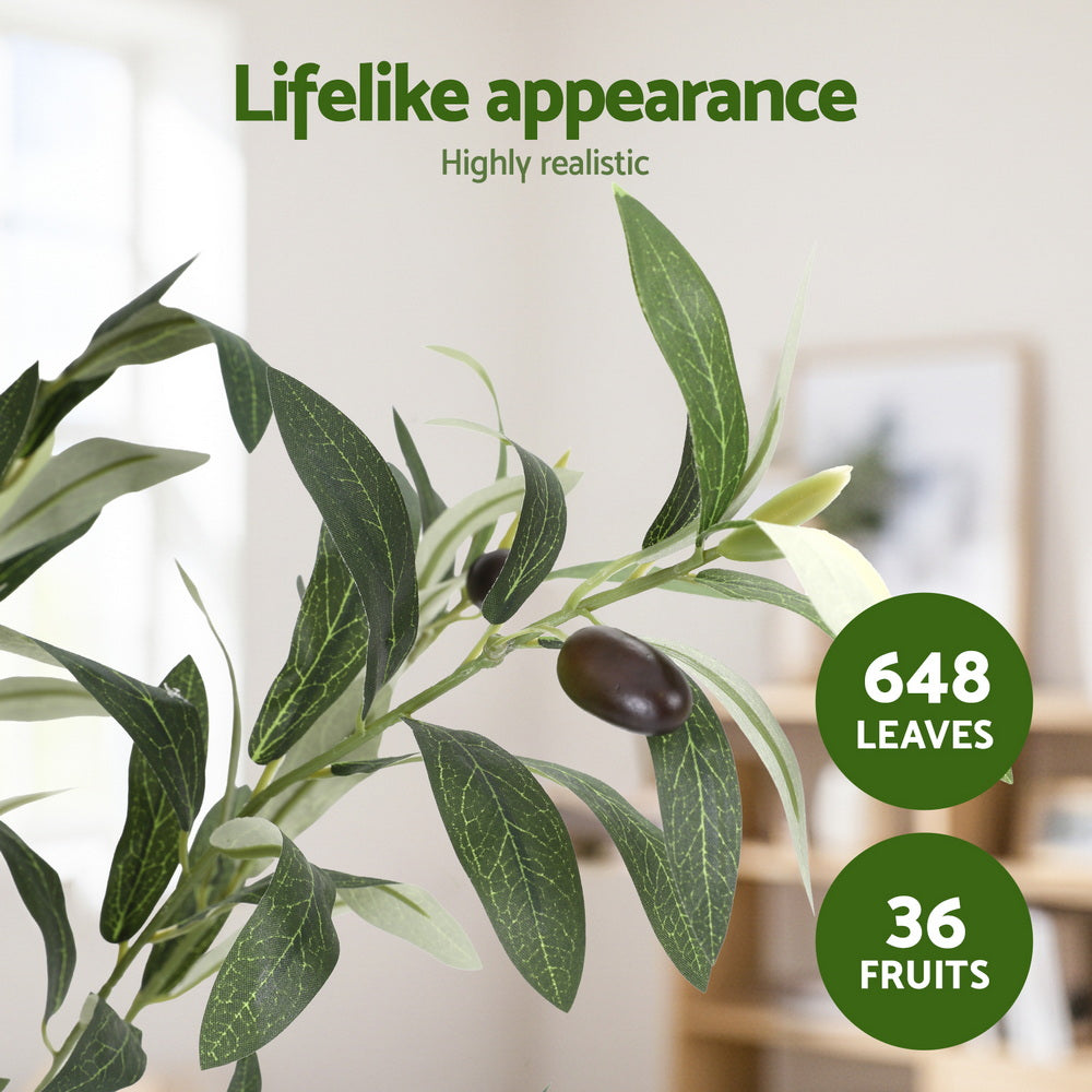 Artificial Olive Tree Faux 115cm Trees Indoor Decor Artificial Plants Lifelike Plant