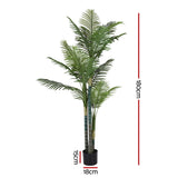 Artificial Palm Tree 180cm with Weighted Pot – Indoor Home & Office Artificial Plants