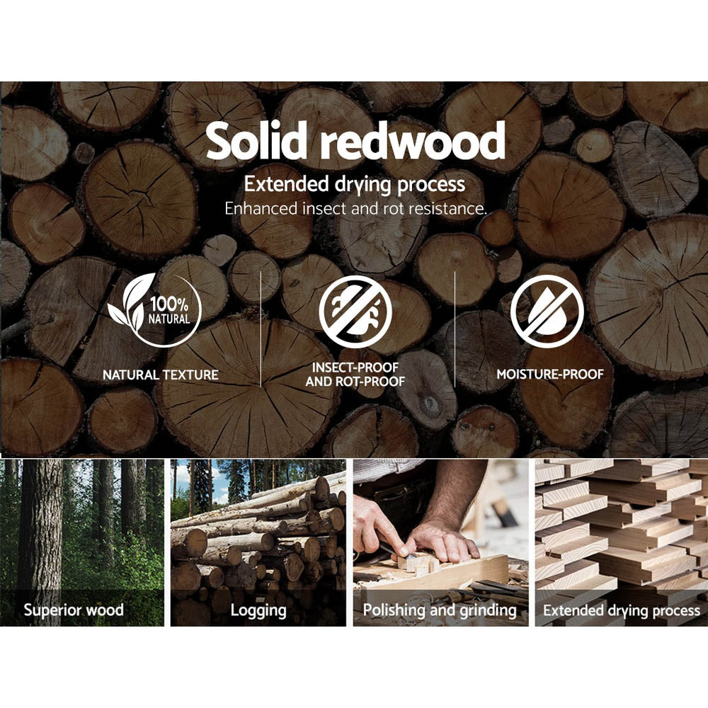 Wooden & PU Leather Office Desk Chair - White