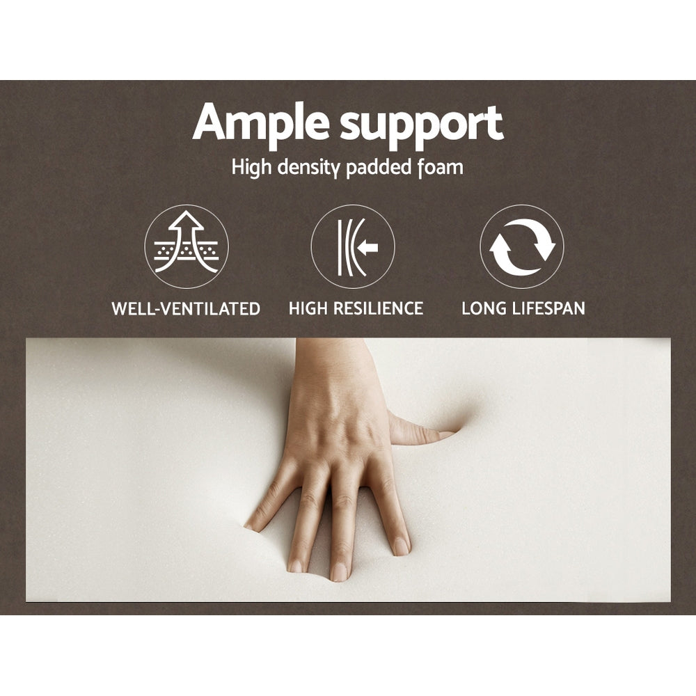 Wooden & PU Leather Office Desk Chair - White