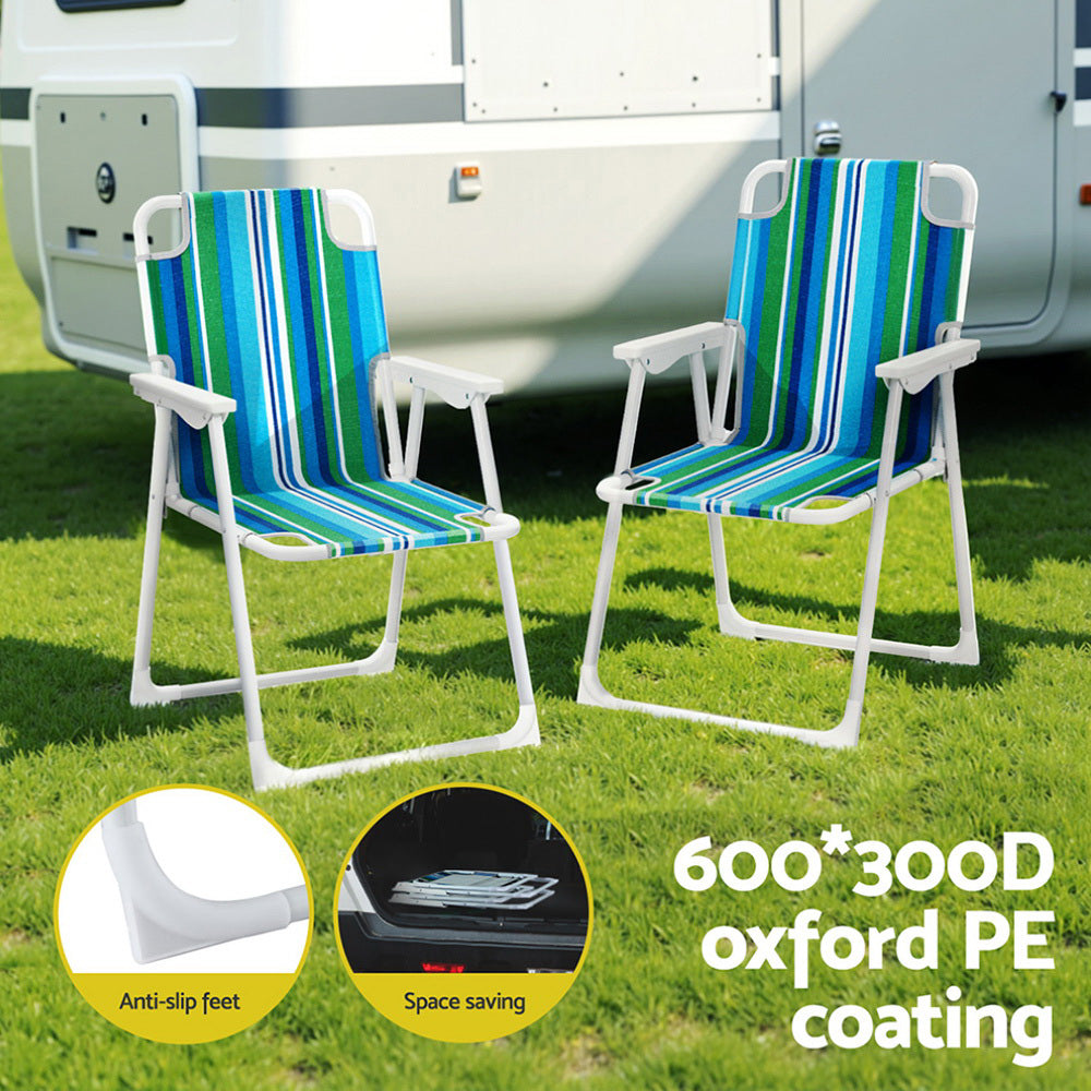 Folding High-Back Outdoor Lawn Chair – 2 Pack Outdoor Chairs Patio Furniture