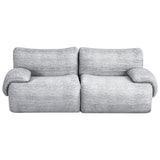 2 Seater Sofa Modular Sectional Sofas Couch Bed No Assembly Living Room Grey