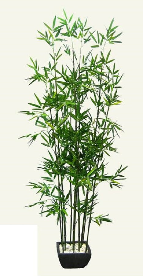 Set of 2 Bamboo Artificial Plants – 152cm Lifelike Indoor Decorative Set (2 Pack)