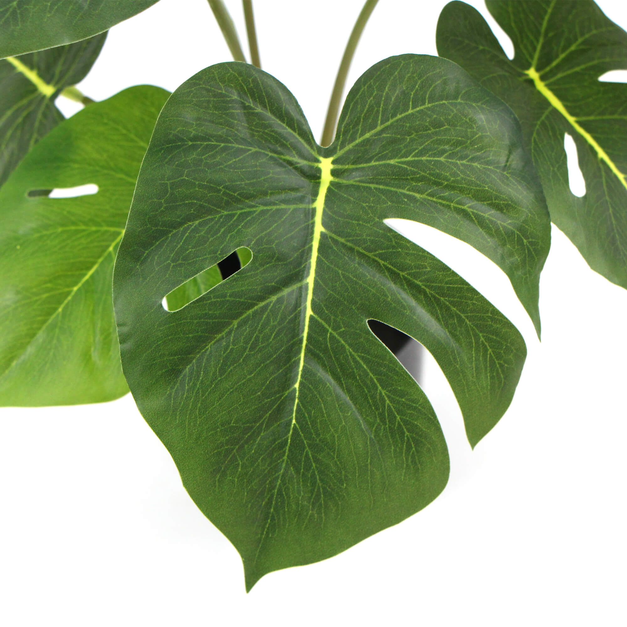 Artificial Split Philodendron Plant – 35cm Potted Faux Greenery Artificial Plants
