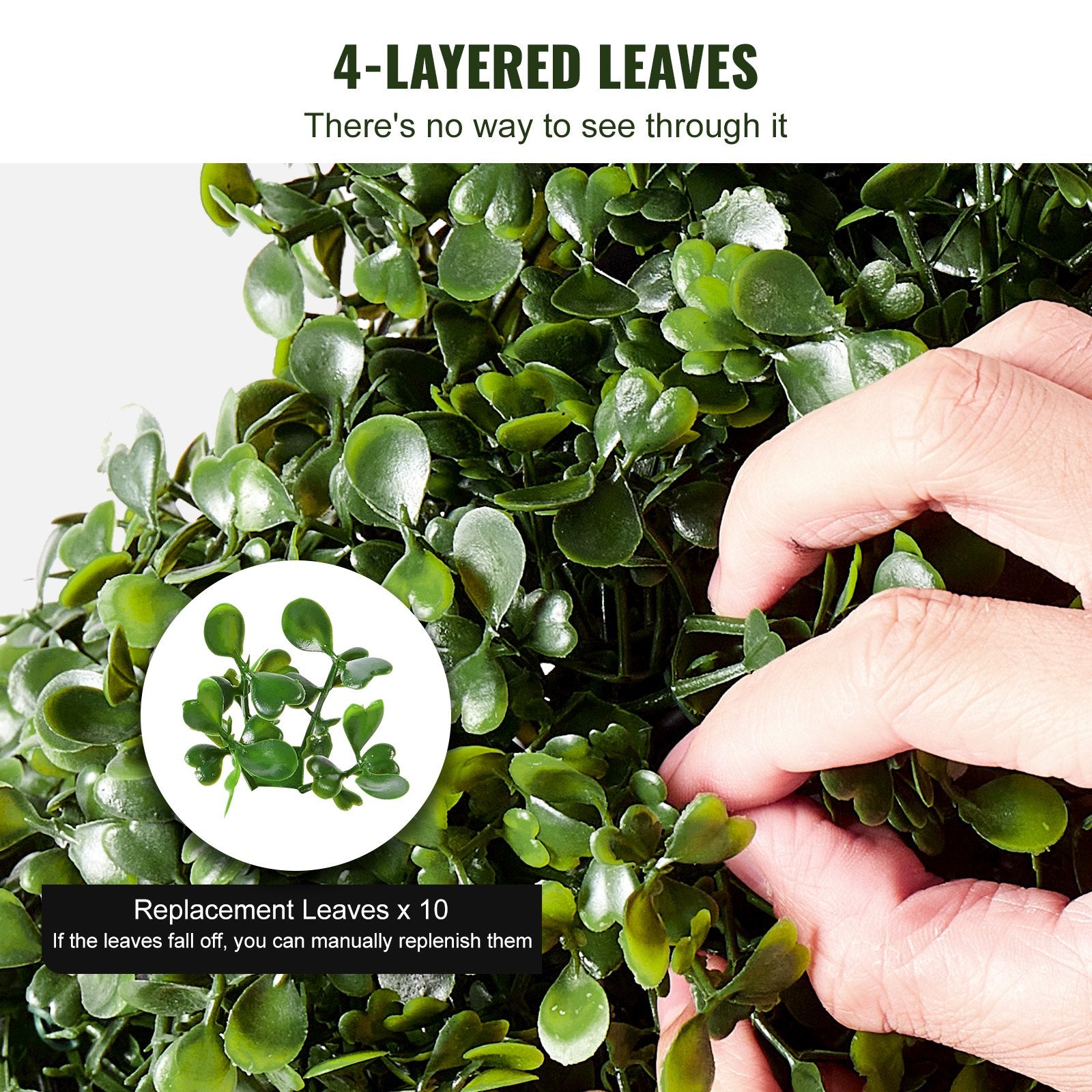 2 Pack Realistic Spiral Artificial Plants Boxwood Topiary Tree Faux  – 5ft Lifelike Decorative Sphere