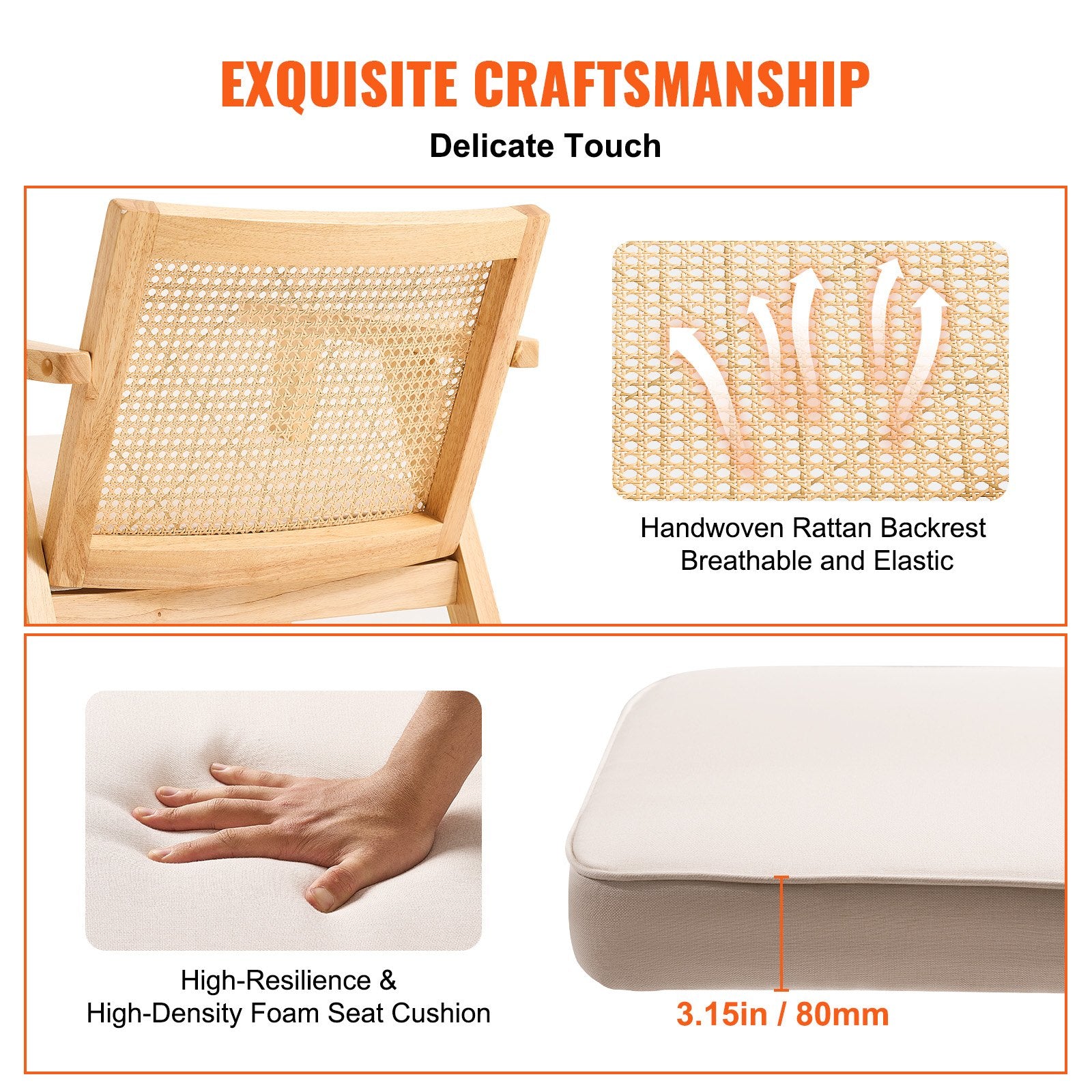 Modern 2-Seater Foam Sofa Couch – Light Grey, No Assembly, High-Density Comfort