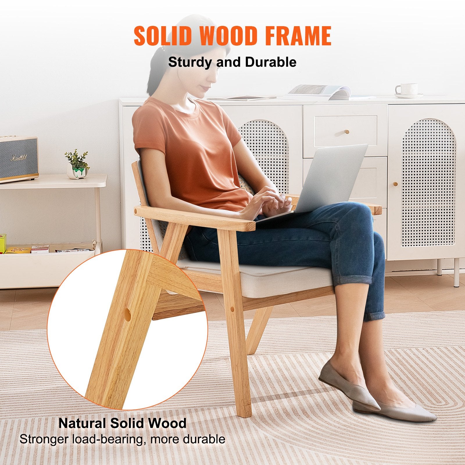 Modern 2-Seater Foam Sofa Couch – Light Grey, No Assembly, High-Density Comfort