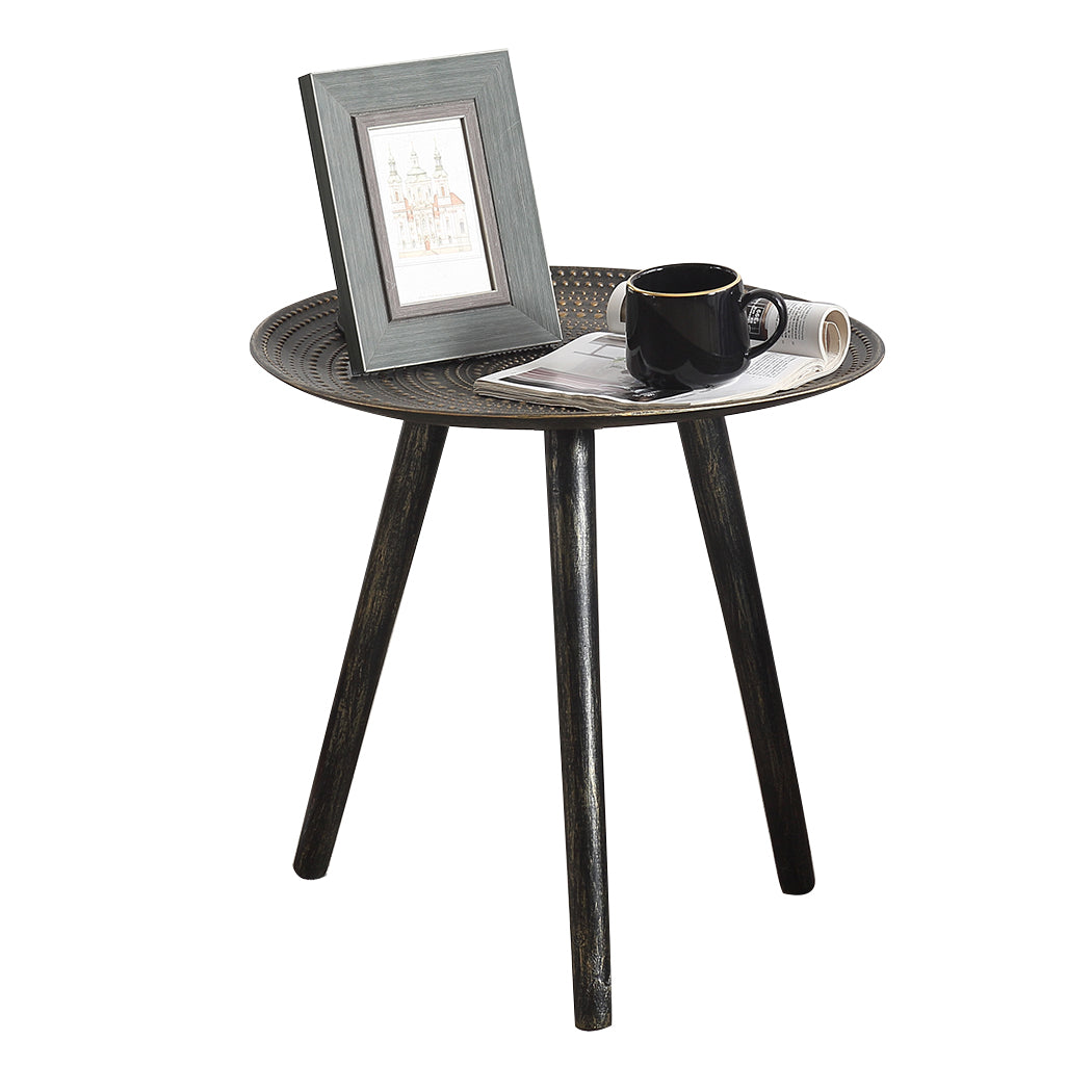 Levede Side Table Coffee Bedside End Bronze-1973194068825608192