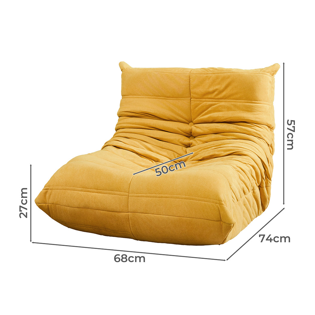 Levede Kids Floor Chair Foam Sofa Replica Single Lazy Recliner Children Couch-1973193804873863170