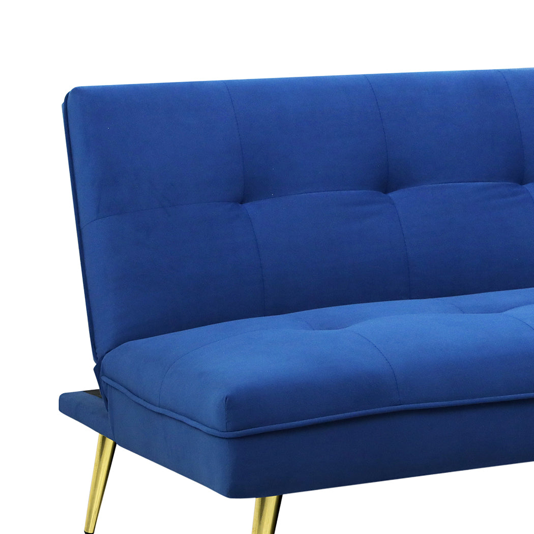Levede Sofa Bed Convertible Velvet 3 Seater-1975420389597253637