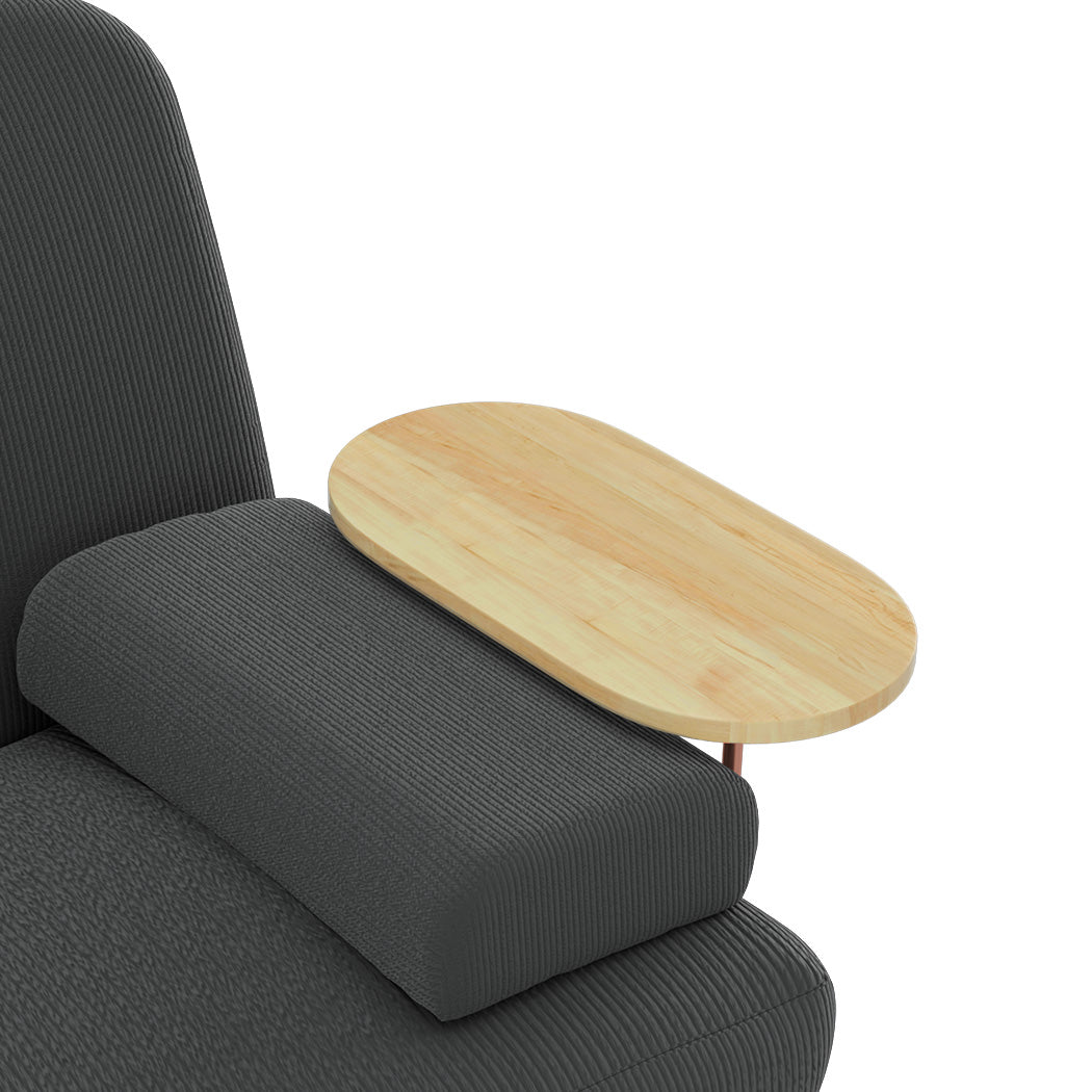 LEVEDE  CONVERTIBLE SOFABED WITH USB CHARGE AND SIDE TABLE-1975420389957963781