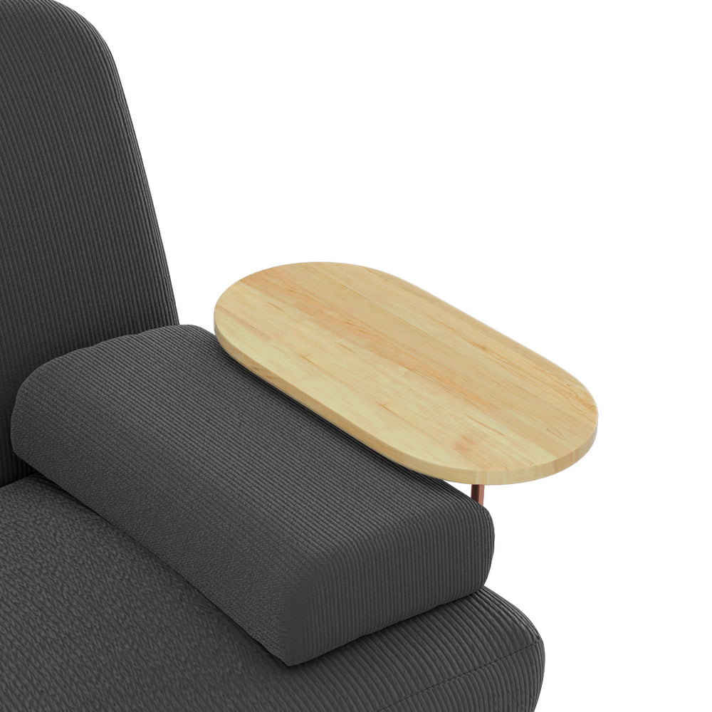 LEVEDE  CONVERTIBLE SOFABED WITH USB CHARGE AND SIDE TABLE-1975420389957963781