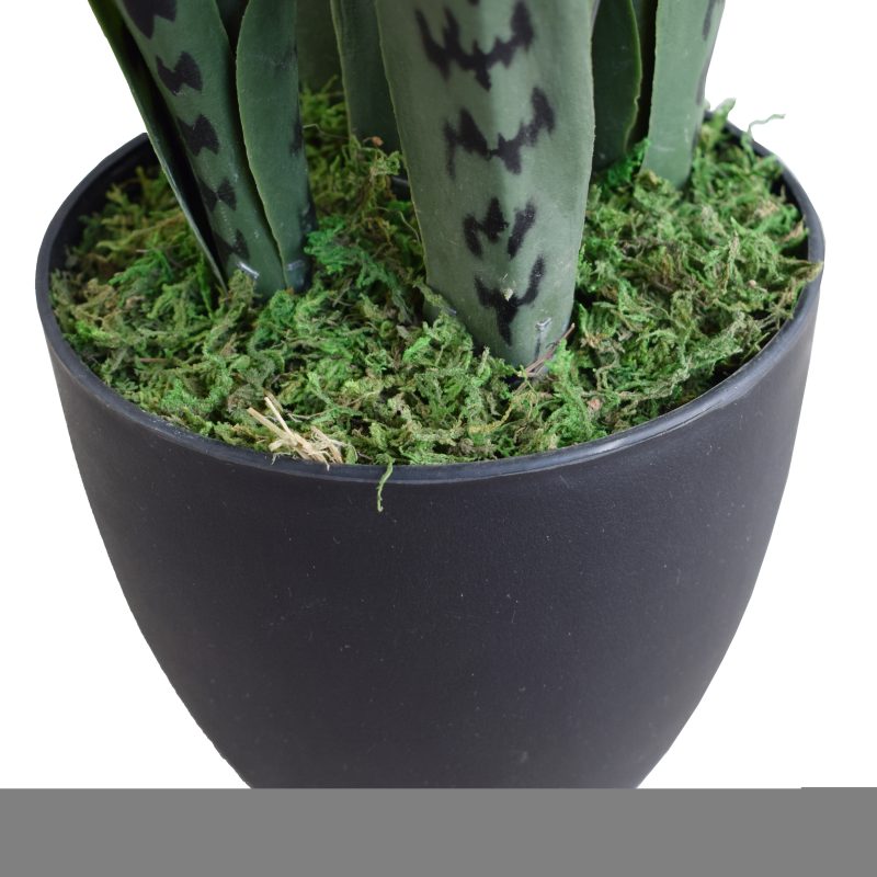Artificial Faux Snake Plant UV Resistant 60cm Artificial Plants Decor