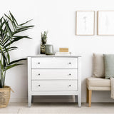 Brittany 3-Drawer Chest of Drawers – Elegant Wooden Storage