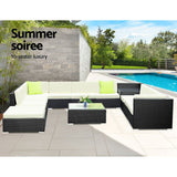 12PC Outdoor Furniture Sofa Set Wicker Garden Patio Lounge