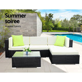 7PC Outdoor Furniture Sofa Set Wicker Garden Patio Pool Lounge