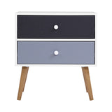 Bedside Tables Drawers Side Table Nightstand Lamp Side Storage Cabinet